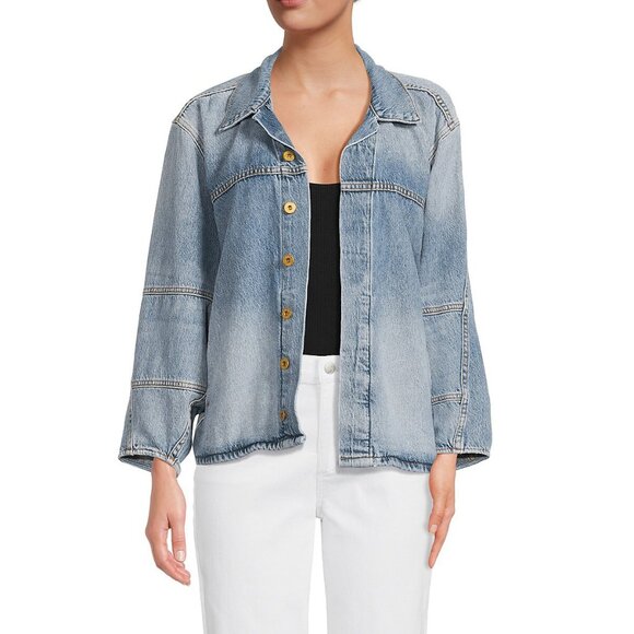 NSF "Welder" Denim Shirt/Jacket, size Small - Picture 1 of 7